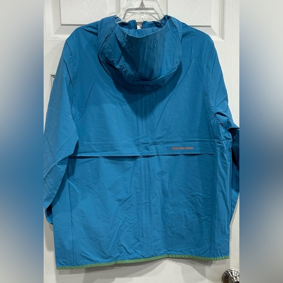 Cotopaxi Men's XL Vuelta Performance Windbreaker Jacket Blue Poolside UPF 50 NWT - Picture 4 of 7